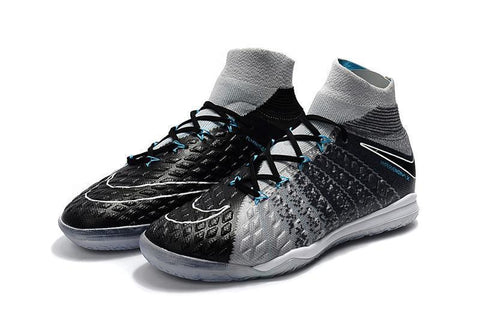 Image of Nike HypervenomX Proximo II DF IC HP30021 WolfGrey/Black/ChlorineBlue - KicksNatics