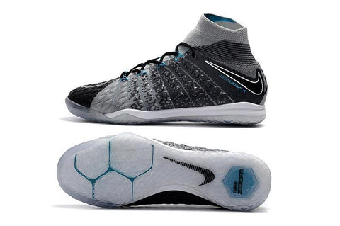 Image of Nike HypervenomX Proximo II DF IC HP30021 WolfGrey/Black/ChlorineBlue - KicksNatics