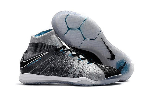 Image of Nike HypervenomX Proximo II DF IC HP30021 WolfGrey/Black/ChlorineBlue - KicksNatics