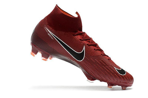 Image of NIKE Mercurial Superfly VI 360 Elite Neymar FG Maroon High Cut - KicksNatics