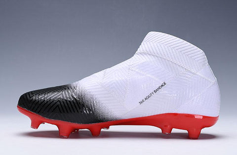 Image of adidas Nemeziz 18+ FG White Black Red - KicksNatics