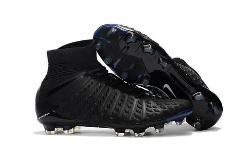 Image of Nike Hypervenom Phantom III DF FG Soccer Cleats All Black - KicksNatics