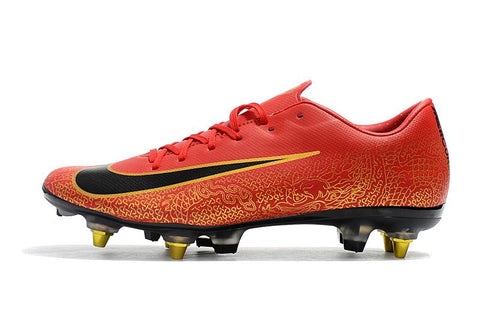 Image of Nike Mercurial Vapor XII PRO SG Red Gold Lining - KicksNatics