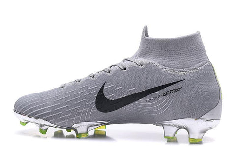 Image of Nike Mercurial Superfly VI Elite FG Silver Black High Cut - KicksNatics