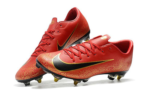 Image of Nike Mercurial Vapor XII PRO SG Red Gold Lining - KicksNatics