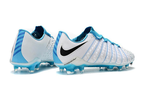 Image of NIke Hypervenom Phantom III DF FG White Light Blue - KicksNatics