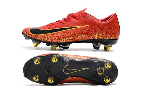 Image of Nike Mercurial Vapor XII PRO SG Red Gold Lining - KicksNatics