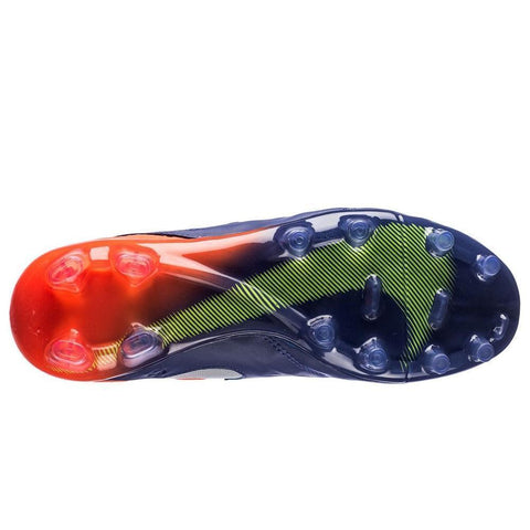 Image of Nike Tiempo Legend VI FG Soccer Cleats Deep Royal Blue Total Crimson - KicksNatics