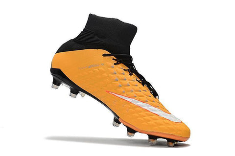 Image of Nike Hypervenom Phantom III DF FG Soccer Cleats Black Laser Orange - KicksNatics