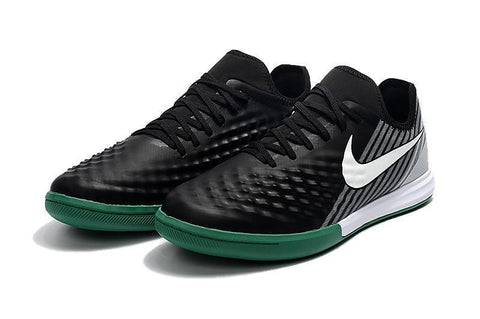Image of Nike MagistaX Finale II IC Soccer Shoes Green Black White - KicksNatics
