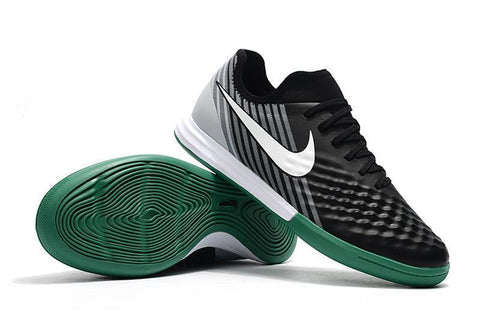 Image of Nike MagistaX Finale II IC Soccer Shoes Green Black White - KicksNatics