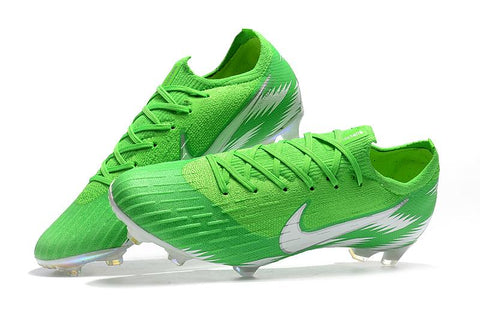 Image of NIKE Mercurial Superfly VI 360 Elite FG Green White Low Cut - KicksNatics