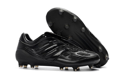 Image of Adidas Predator Precision FG Soccer Cleats All Black - KicksNatics