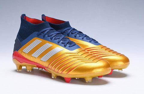 Image of Adidas Predator 19.1 FG Orange Blue - KicksNatics
