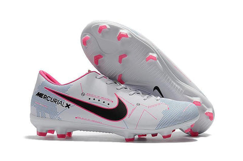 Image of Nike Mercurial Vapor X Neymer FG Soccer Cleats White Pink Black - KicksNatics