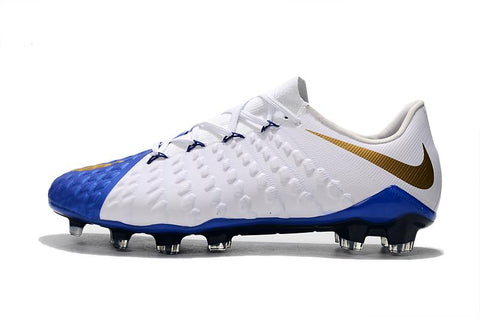 Image of NIke Hypervenom Phantom III DF FG White Blue - KicksNatics