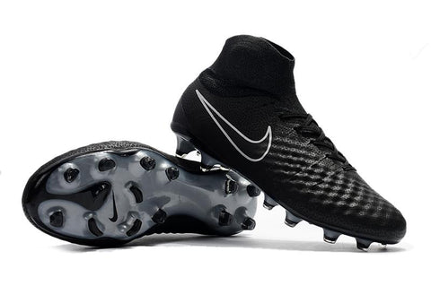 Image of Nike Magista Obra II FG Black Silver - KicksNatics