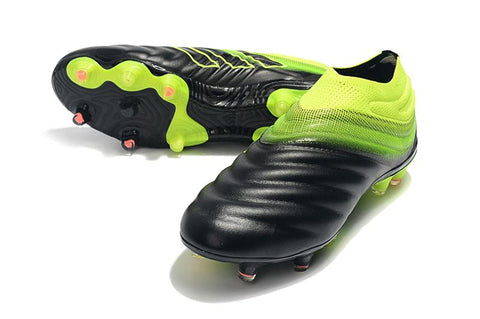 Image of Adidas Copa 19+ FG Black Yellow Green - KicksNatics