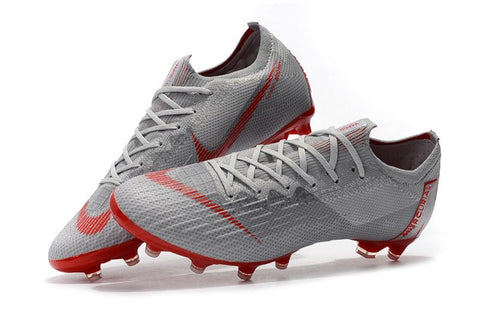 Image of NIKE Mercurial Superfly VI 360 Elite AG High Low Silver Red - KicksNatics