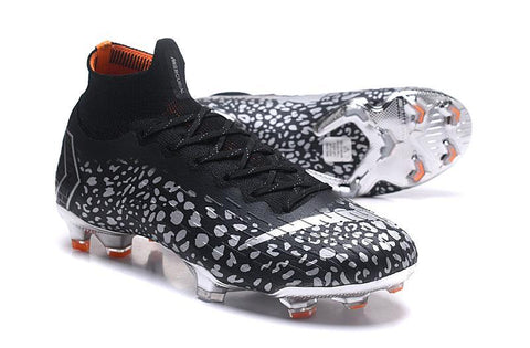 Image of Nike Mercurial Superfly VI Elit FG Black White Leopard High Cut - KicksNatics
