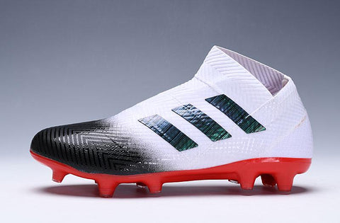 Image of adidas Nemeziz 18+ FG White Black Red - KicksNatics