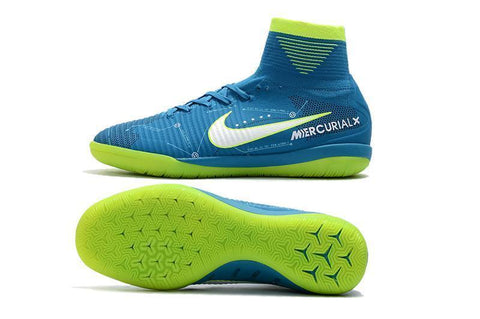 Image of Nike MercurialX Proximo II DF Neymar IC Blue Orbit White Armory Navy - KicksNatics