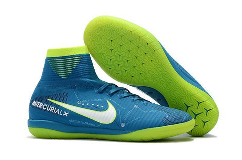 Image of Nike MercurialX Proximo II DF Neymar IC Blue Orbit White Armory Navy - KicksNatics