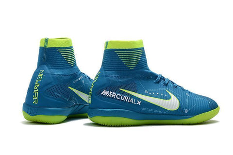 Image of Nike MercurialX Proximo II DF Neymar IC Blue Orbit White Armory Navy - KicksNatics