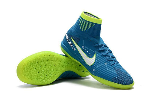 Image of Nike MercurialX Proximo II DF Neymar IC Blue Orbit White Armory Navy - KicksNatics