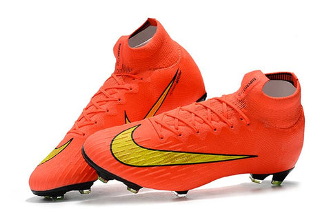 Image of NIKE Mercurial Superfly VI 360 Elite FG Orange Yellow - KicksNatics