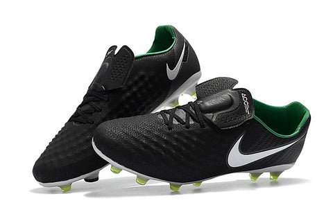 Image of Nike Magista Obra II FG Black White Green - KicksNatics