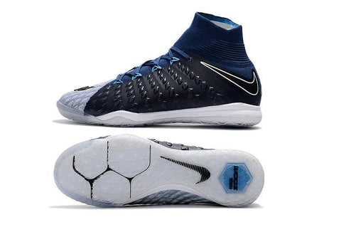 Image of Nike HypervenomX Proximo II Dynamic Fit IC HP30019 Brave Blue/Black - KicksNatics