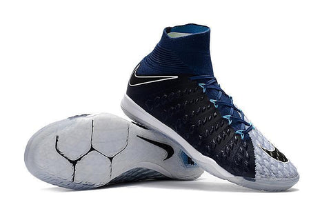 Image of Nike HypervenomX Proximo II Dynamic Fit IC HP30019 Brave Blue/Black - KicksNatics