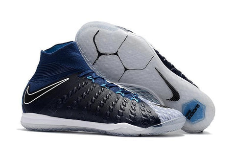Image of Nike HypervenomX Proximo II Dynamic Fit IC HP30019 Brave Blue/Black - KicksNatics