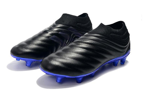 Image of Adidas Copa 19+ FG Black Blue Studs - KicksNatics