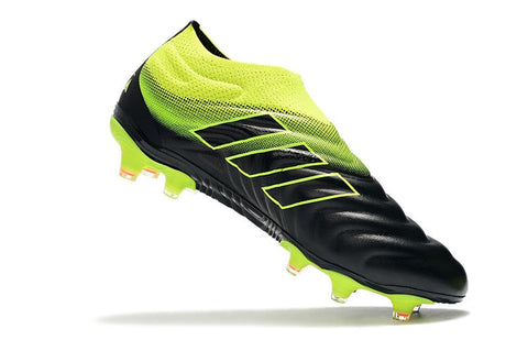 Image of Adidas Copa 19+ FG Black Yellow Green - KicksNatics