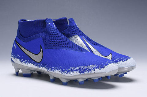 Image of Nike Phantom Vision Elite DF FG Blue Silver