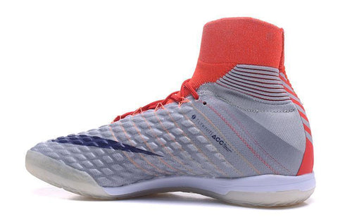 Image of Nike HypervenomX Proximo II DF IC HP30029 Red/Grey/Dark Blue - KicksNatics