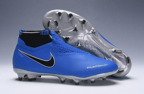 Image of Nike Phantom Vision Elite DF FG Blue Silver Black