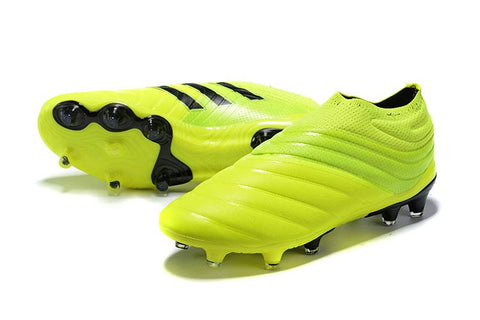 Image of Adidas Copa 19+ FG Light Green Black - KicksNatics