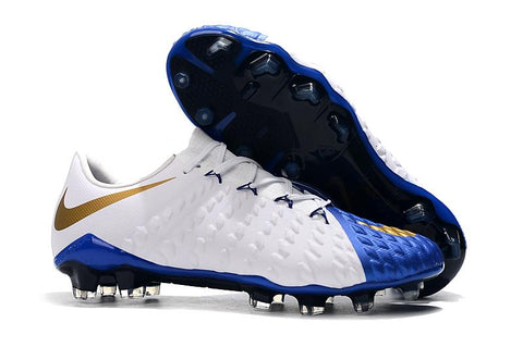 Image of NIke Hypervenom Phantom III DF FG White Blue - KicksNatics