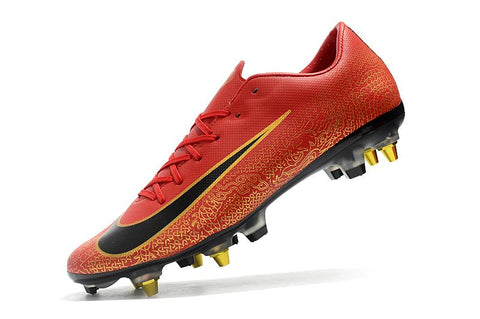 Image of Nike Mercurial Vapor XII PRO SG Red Gold Lining - KicksNatics