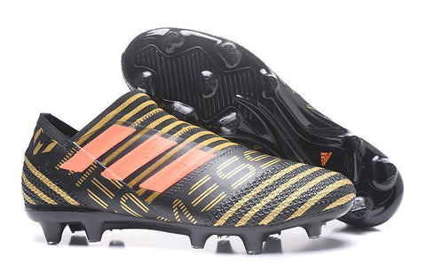 Image of Adidas Nemeziz Messi 17.1 FG Soccer Cleats Trace Olive Bright Orange - KicksNatics