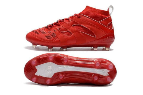 Image of Adidas Predator Accelerator FG David Beckham Capsule Collection Red - KicksNatics