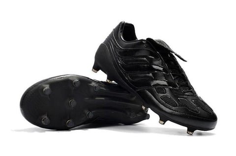 Image of Adidas Predator Precision FG Soccer Cleats All Black - KicksNatics