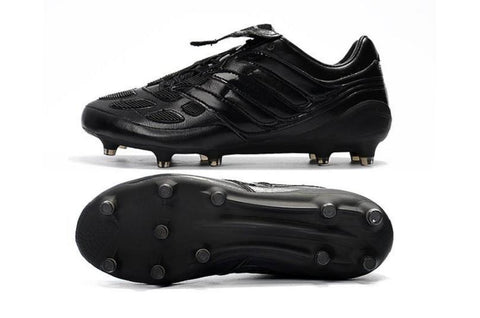 Image of Adidas Predator Precision FG Soccer Cleats All Black - KicksNatics