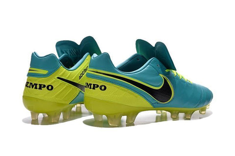 Image of Nike Tiempo Legend VI FG Soccer Cleats Clear Jade Green Black - KicksNatics