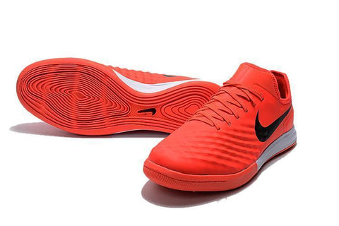 Image of Nike MagistaX Finale II IC Soccer Shoes Max Orange Black Total Crimson - KicksNatics