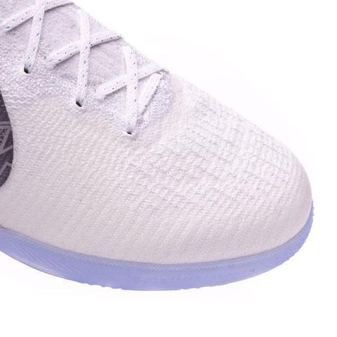 Image of Nike Mercurial SuperflyX VI Elite IC Soccer Cleats White Metallic Grey - KicksNatics