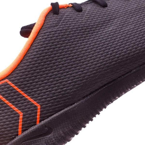 Image of Nike Mercurial VaporX XII Academy IC Soccer Cleats Total Black Orange - KicksNatics